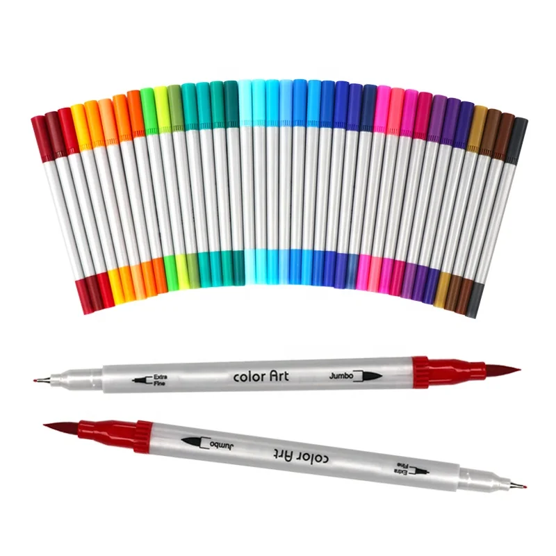 
36 Colors Office School and Art Supplies Watercolor Brush Pen 