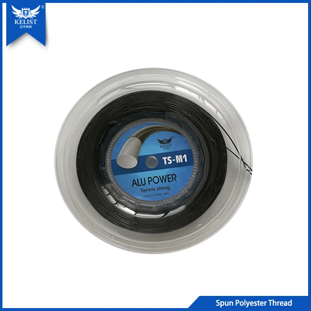 Wholesale High Quality KELIST Alu Power Polyester Tennis String For Gauge 1.25mm/16L 200m