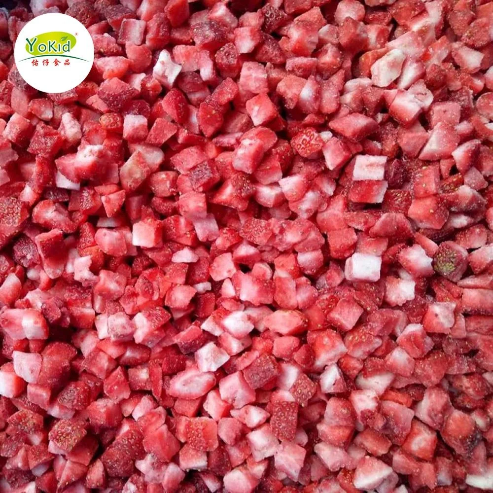 Замороженная клубника, 101010 мм, высокое качество, производство Китай