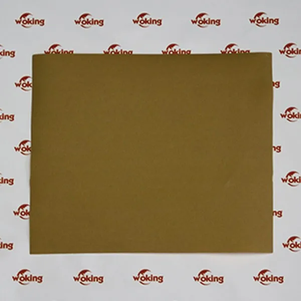 Stearate coated Golden sanding paper sheet for Wood Processing
