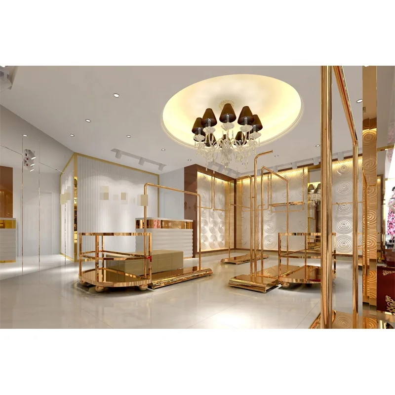 Оптовая продажа стеллаж для одежды из нержавеющей стали