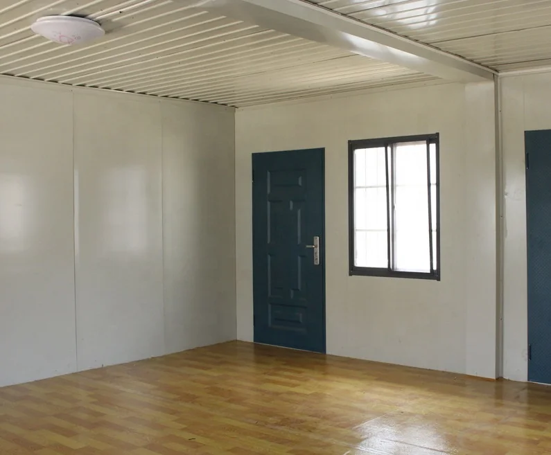 Factory customized prefabricated mobile cabin house tiny portable homes 2 bedroom container house