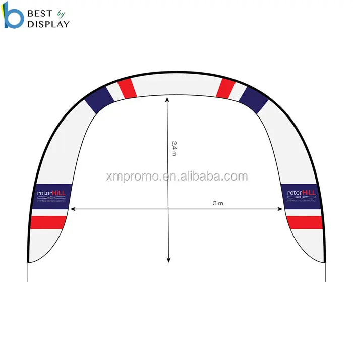 Wholesale outdoor FPV drone racing gate with custom printing
