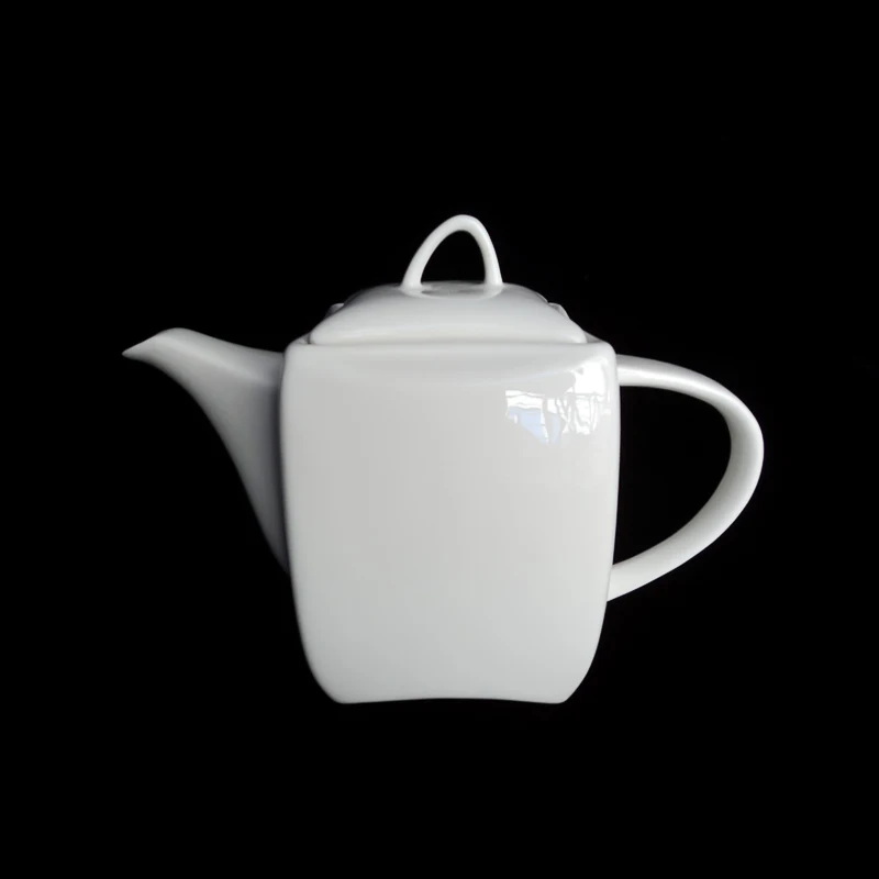 Chaozhou Unique Coffee Pot White Porcelain Teapot Ceramic Tea Kettle