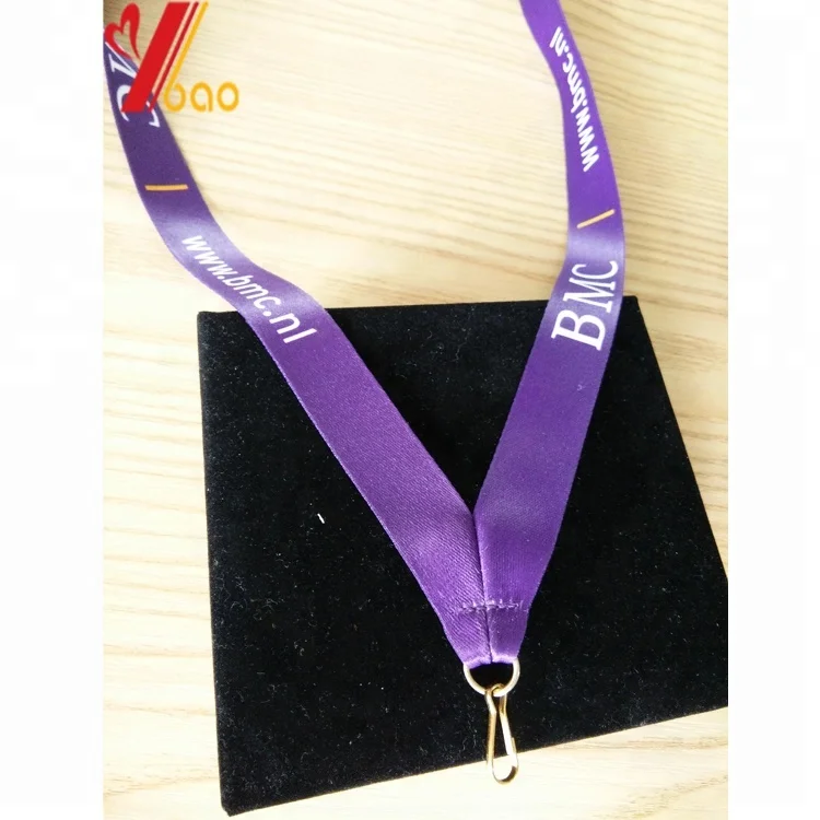 
wholesale custom solid green lanyard with buckle print satin ribbon colorful neck lanyard for card holder cell phone lanyard 