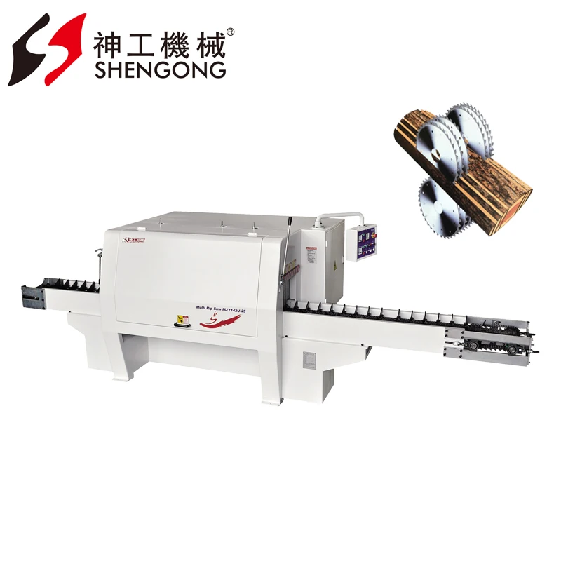 Shengong MJY142U-25 Multiblade Circular Saw/Circular Log Saws