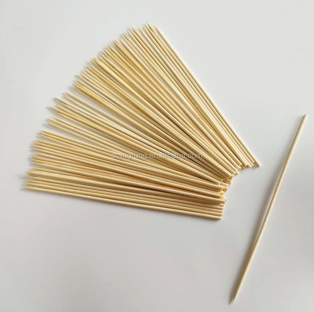 
factory direct bamboo bbq meat skewers 