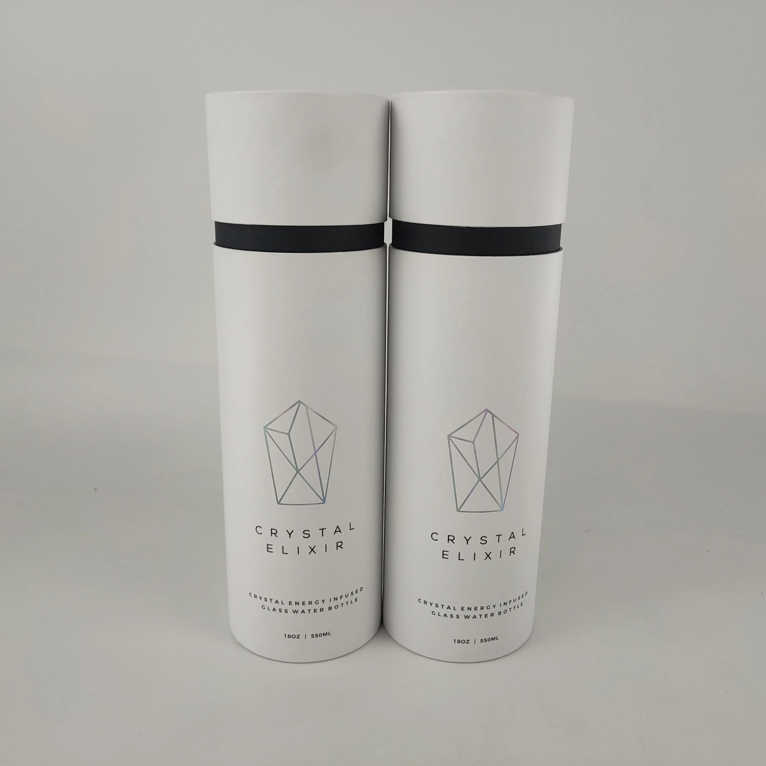 Round Box Packaging for Water Bottle Packaging Gift/water Packaging Kraft Paper Customized OEM Brand Custom Color Cylinder