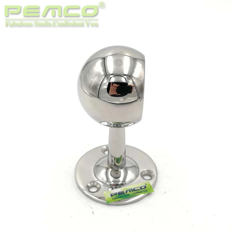 Stainless Steel Custom Balustrade Post Adjustable Pipe Wall Mounting Brackets