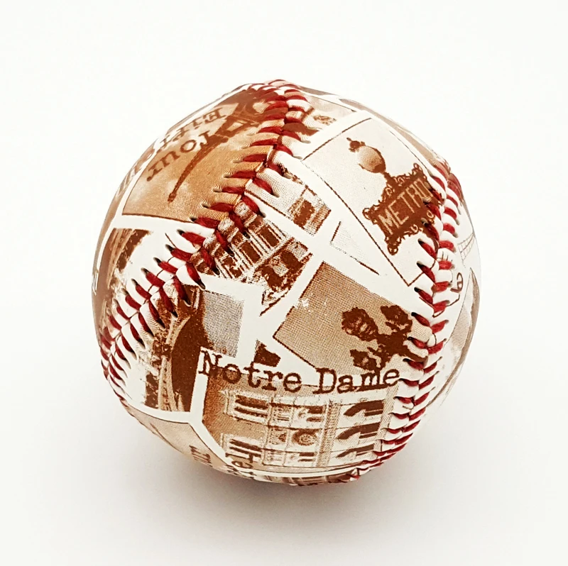 Standard 9 inches hand sewn PVC promotional weighted balls baseball