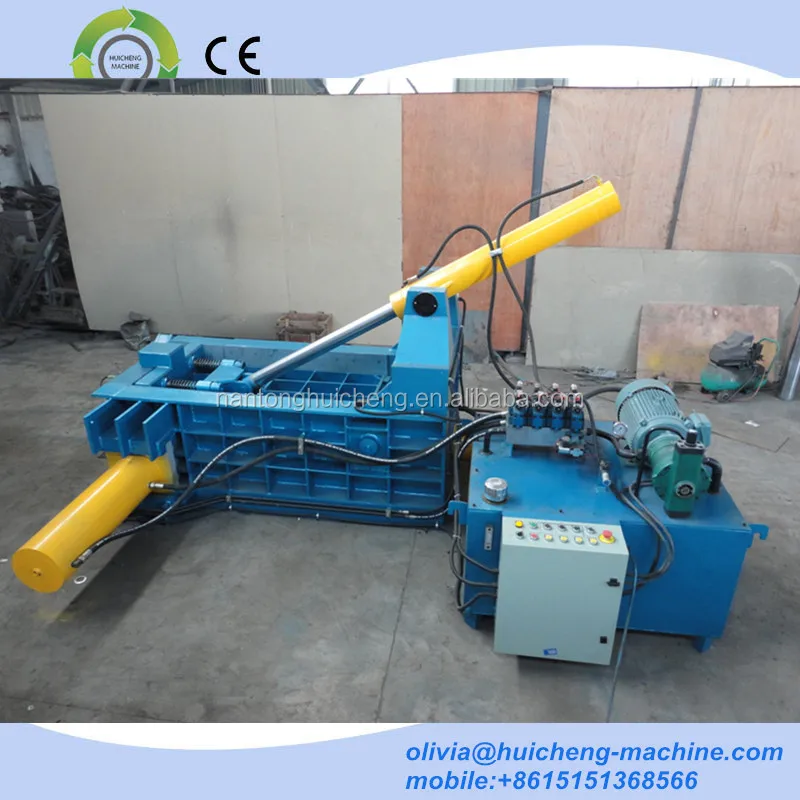 Horizontal tuning out scrap metal baler/ hydraulic metal press machine