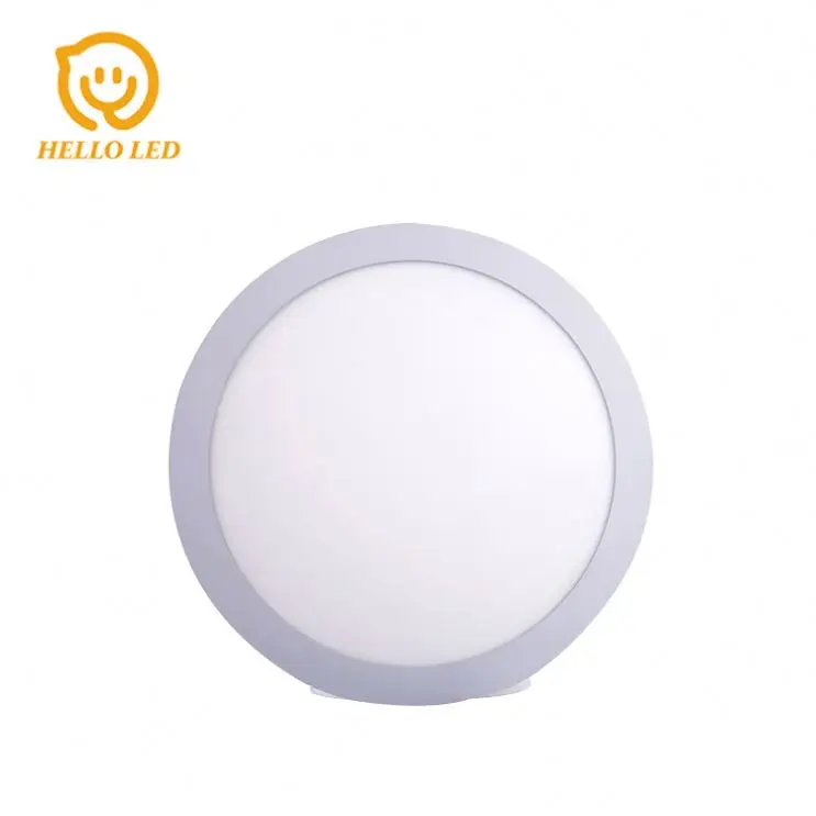 Hot sale 6w led panel light flat panel led lighting round square led panel lamp