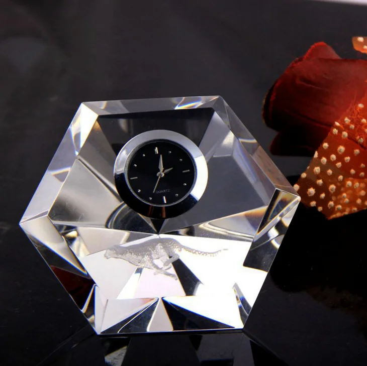 Wholesale Crystal Bathroom Clock Automatic Carpet Alarm Clock