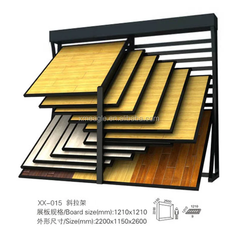 Ceramic tile display shelf Wood floor stone wallpaper ceramic shelves