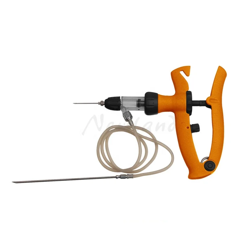 NL115 Automatic syringe with tube filling veterinary injector for animal use