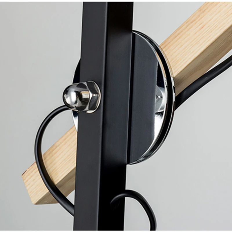 
modern simple dining room decorative wood led standard lamp northern Europe living room or shopfancy metal floor lamp 