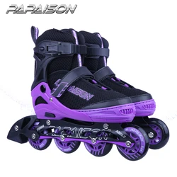 Purple white color new model design inline roller skates produce in China RTS
