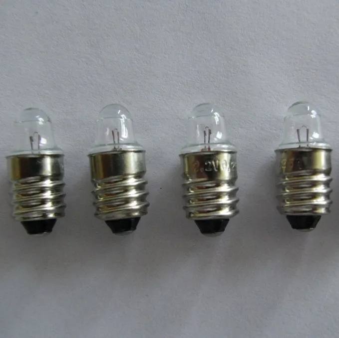 E10 спиральный держатель лампы 2.2V0.25A 2.5V0.3A фонарик точечный мини-светильник