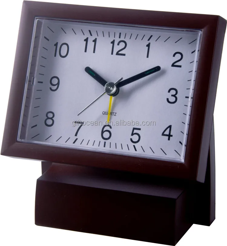 sweep alarm desktop premiums item advertising gift clock