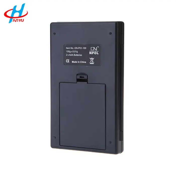 HY-CS pocket scale 0.01g 500g professional mini digital scale diamond weighing scale