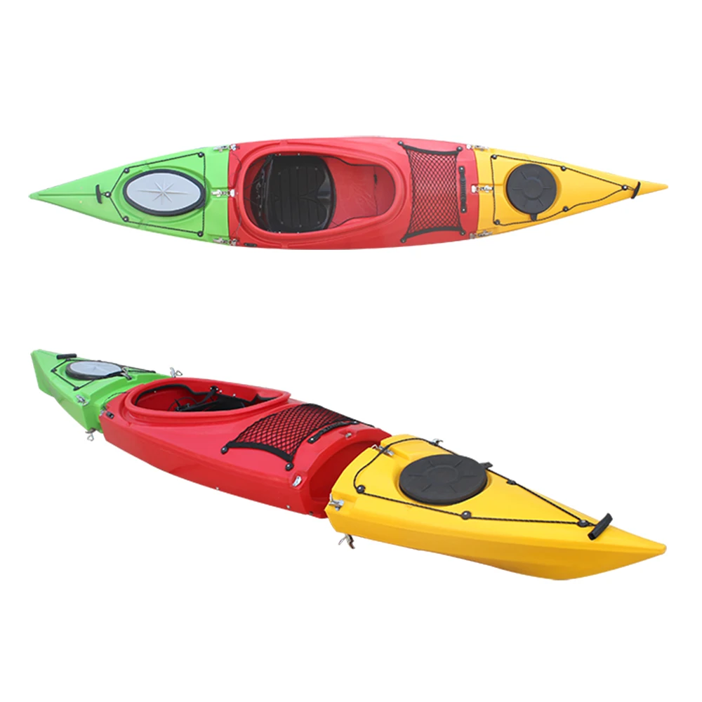 JFM GK32 New 3 Section Detachable Kayaking Single Sea Kayak Canoe Ocean Kayak