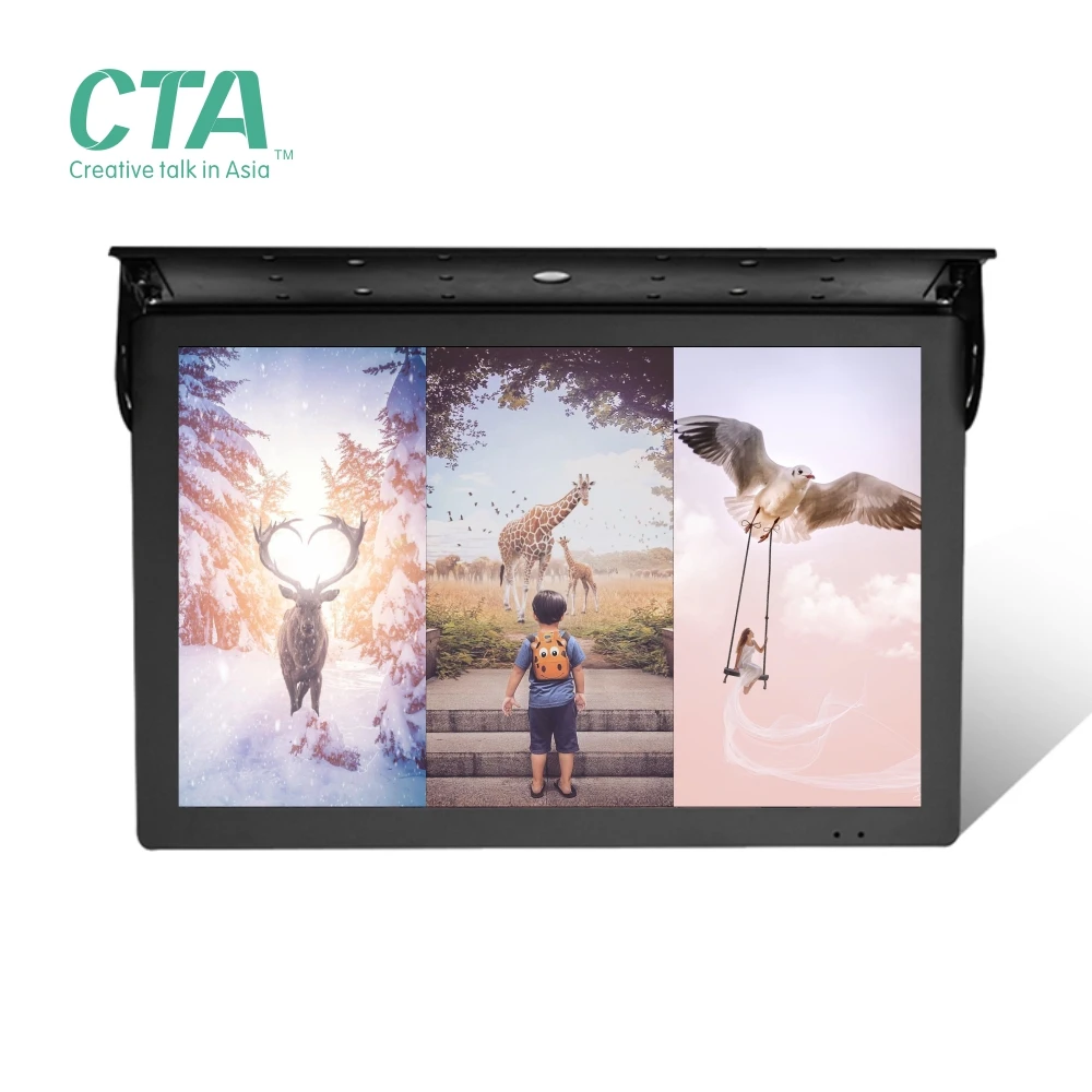 Big promotion on LCD HD video advertising player for car and taxi