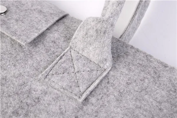 Factory Supplier Custom Logo Fashion Felt Tote Bag Handbag