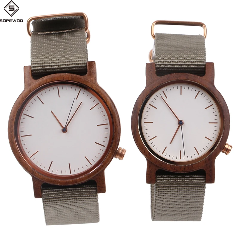 high quality fashion mens women branded custom logo wholesale wooden wrist watch