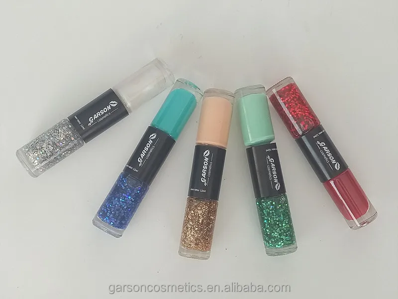 Garson Oem Private Logo 12 Ml Double Head Nail Polish Non-toxic High Quantity Nail Polish