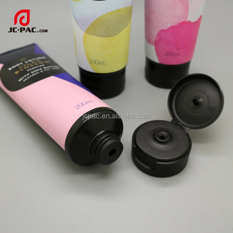 Hair Cream Containers Tube Cosmetic, Tube with Dual Color Cap