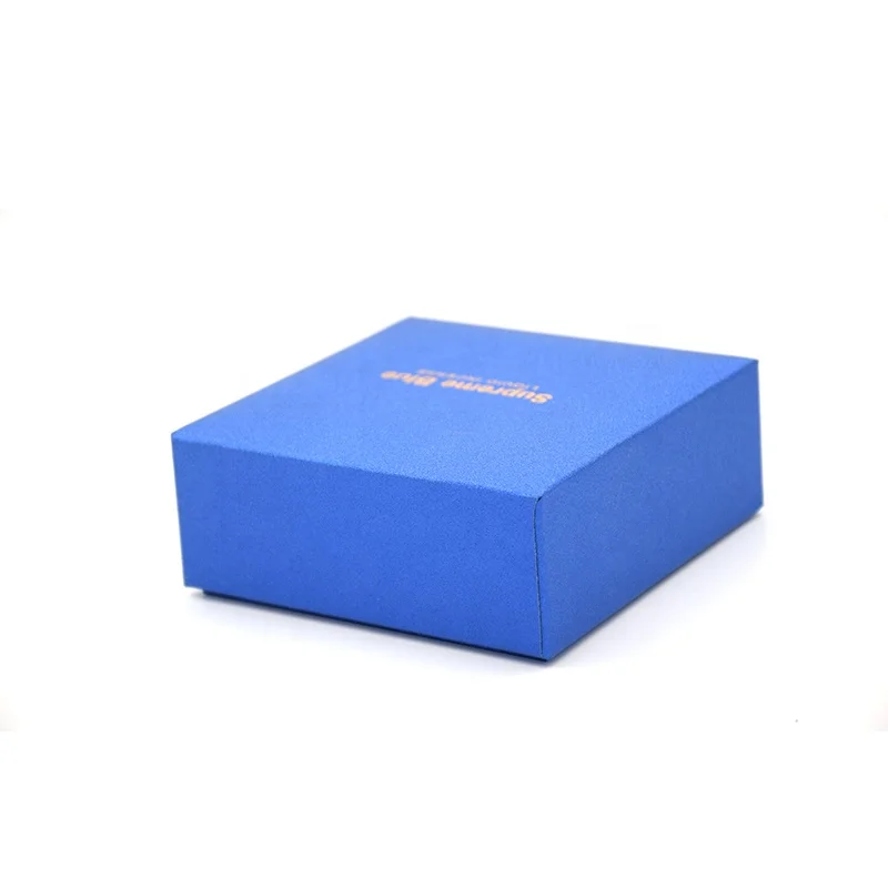Customized logo square essential oil bottle cosmetic packaging lid and base paper Box