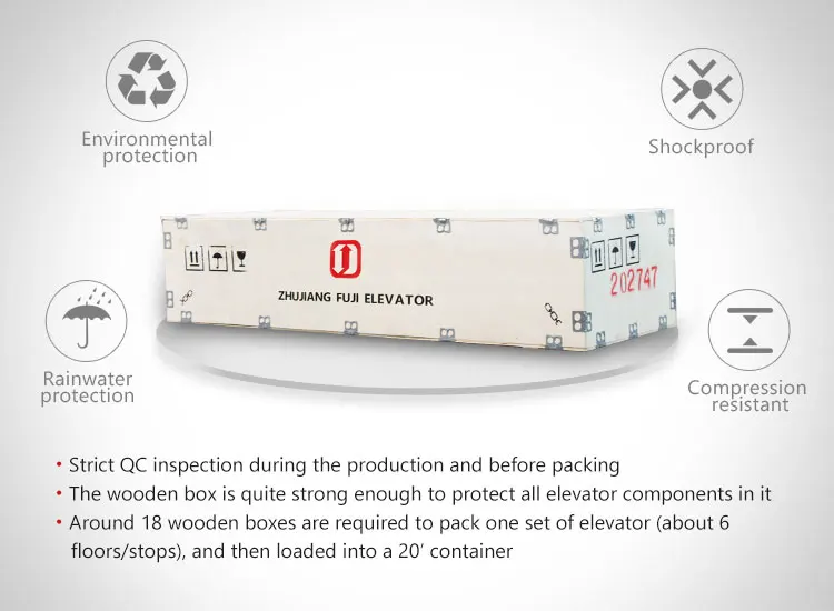 Various kinds of residential freight elevators square home freight lift cabin for disabled