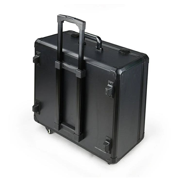
Excellent quality wheeled trolley lawyer laptop aluminum briefcase 