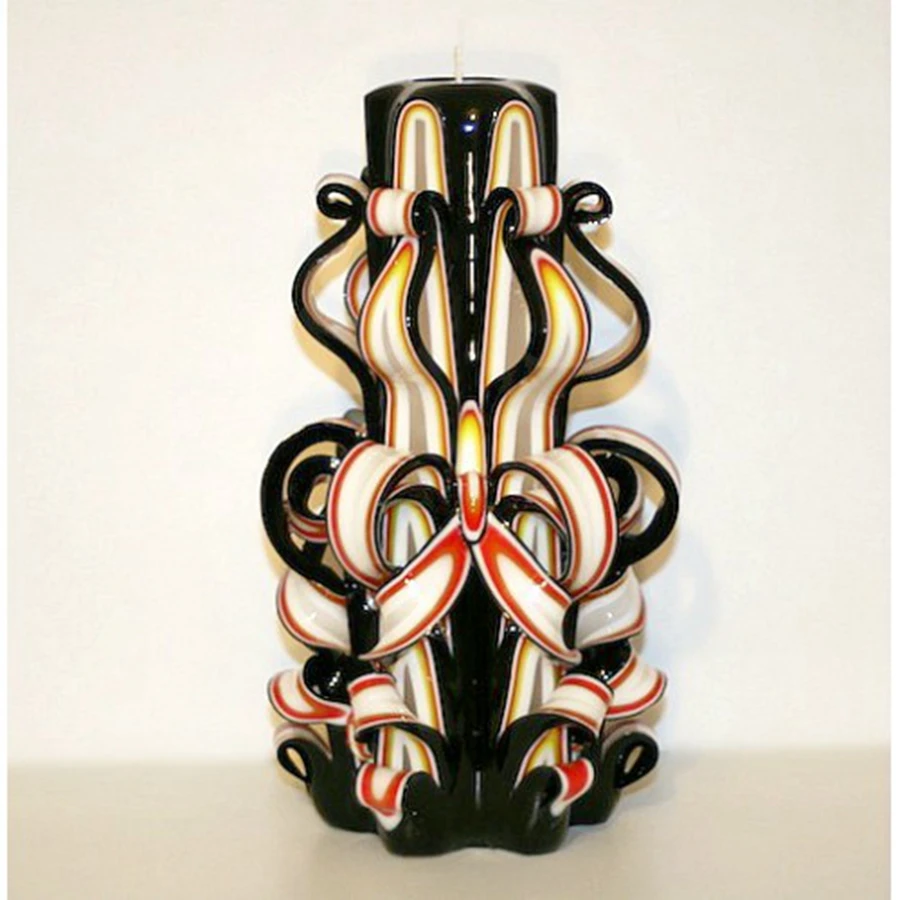 Christmas Carved Candle