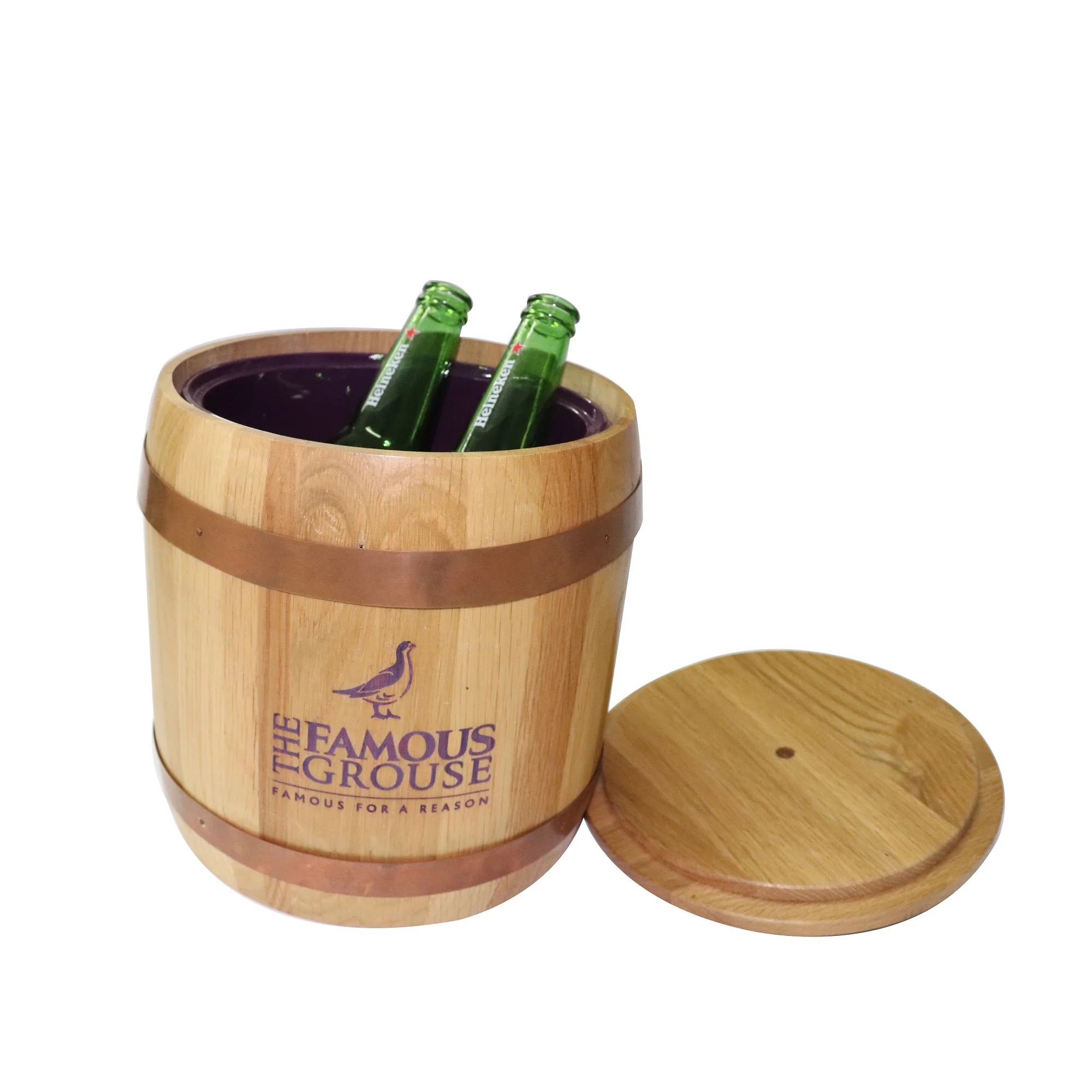 Деревянное ведро для льда пива, ведро для льда, держатель для пива для бара