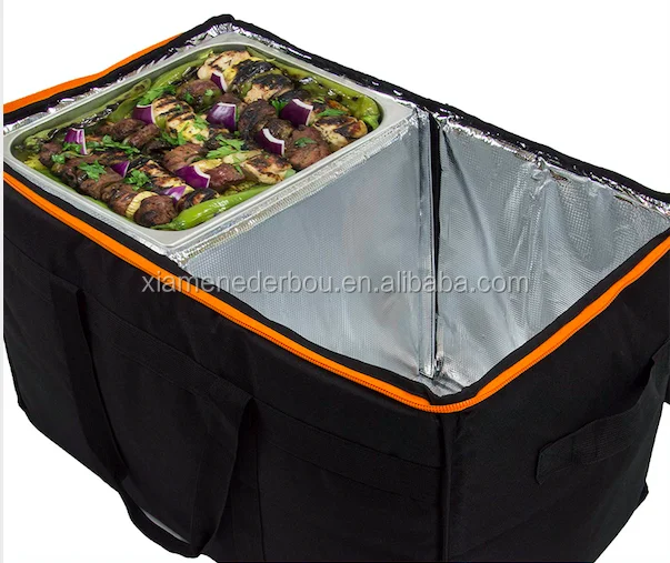 Commercial food delivery bag,Heavy Duty Bag with Strong Insulation.Large Capacity  (23x14x15).