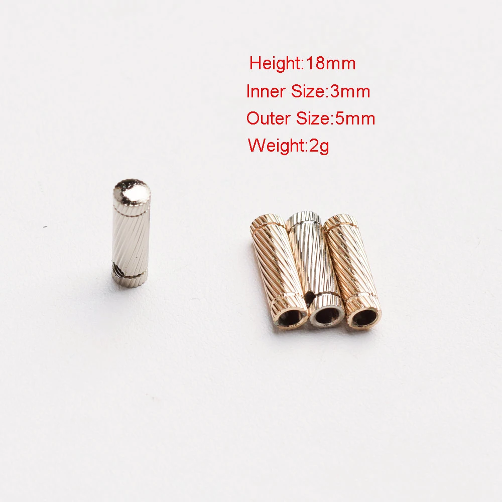 High quality metal decoration drawstring cord end