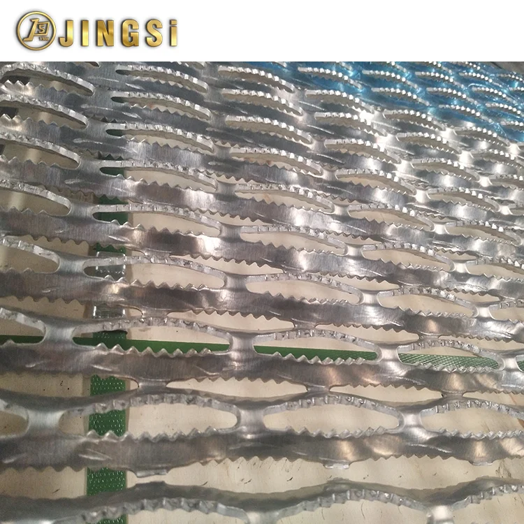 Heavy Duty Walkway Channel Grip Strut Perforated Metal Plank Grating