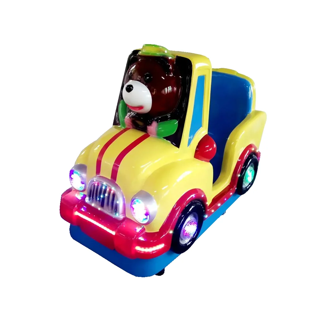 Indoor And Outdoor Amusement Park Electric Kiddie Ride On Game Machine Car