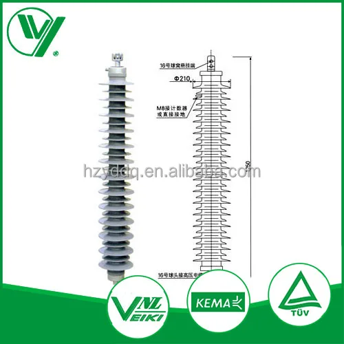Ханчжоу электрический силиконовый изолятор поставщиком 66kv изолятор для трансформаторов
