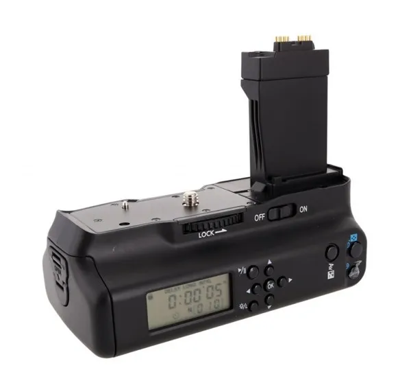 MK-550DL LCD Timer Battery Grip Holder For 550D 600D 650D 700D / Rebel T2i T3i T4i T5i