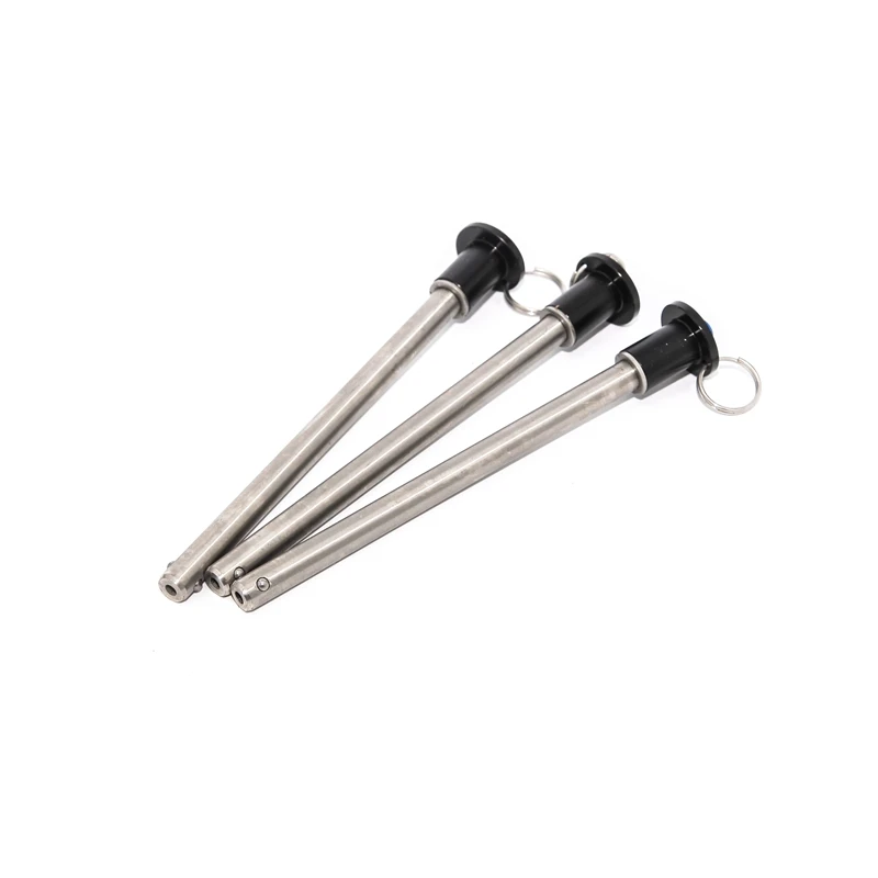 2023 hot sale 18-8 Stainless Steel button handle Quick Release Pin Ball Locking Pin with rings