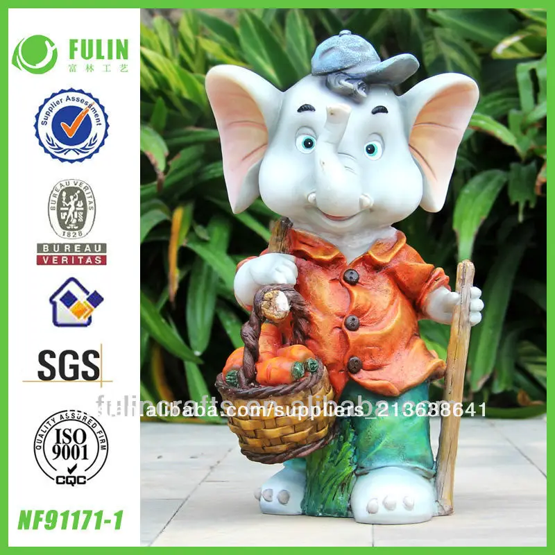 инновации, ручной работы polyresin слона satue