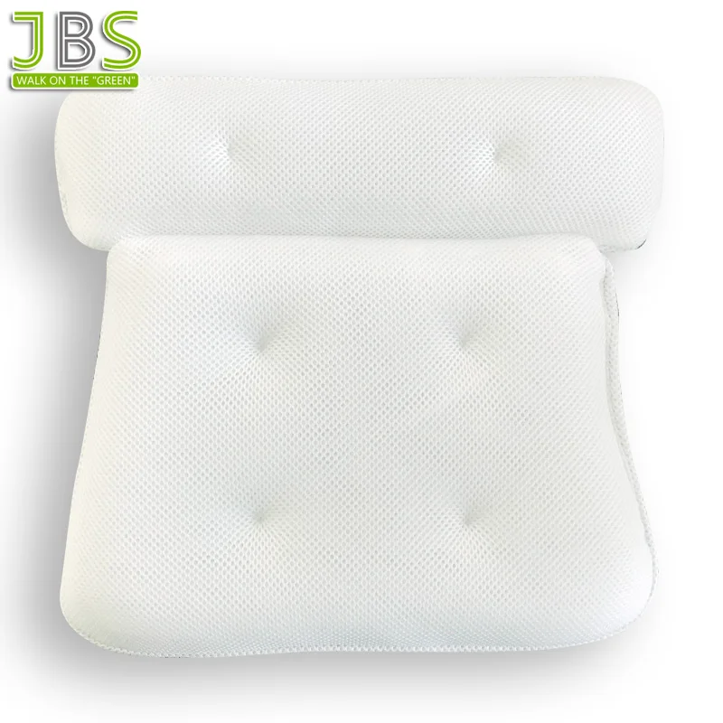 
Anti-Bacterial Luxury 3D Air Mesh Bath Pillow With 2-Panel Design 