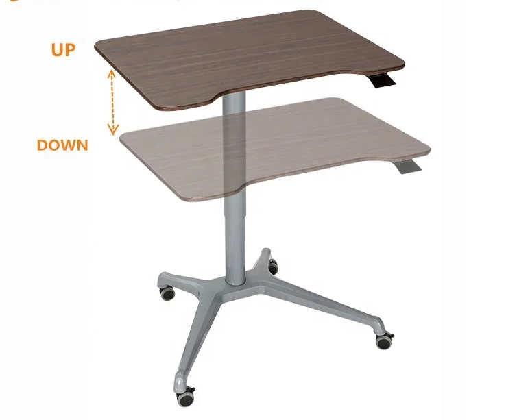 Ergonomic Kids Study Table Height Adjustable Sit to Stand Mobile Computer desk