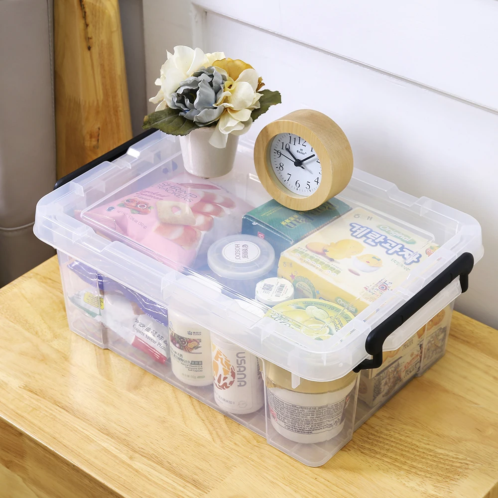 Household products strong plastic container for storage