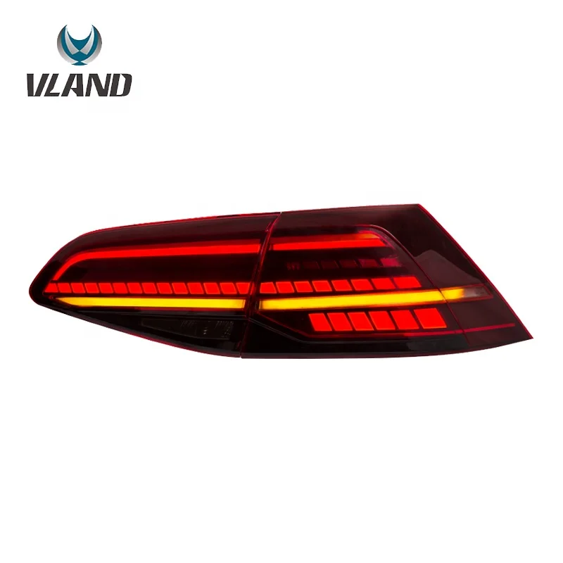 Vland  wholesales auto car accessories Tail light 2012-UP led tail lamp for Volkswagen golf 7 golf7.5