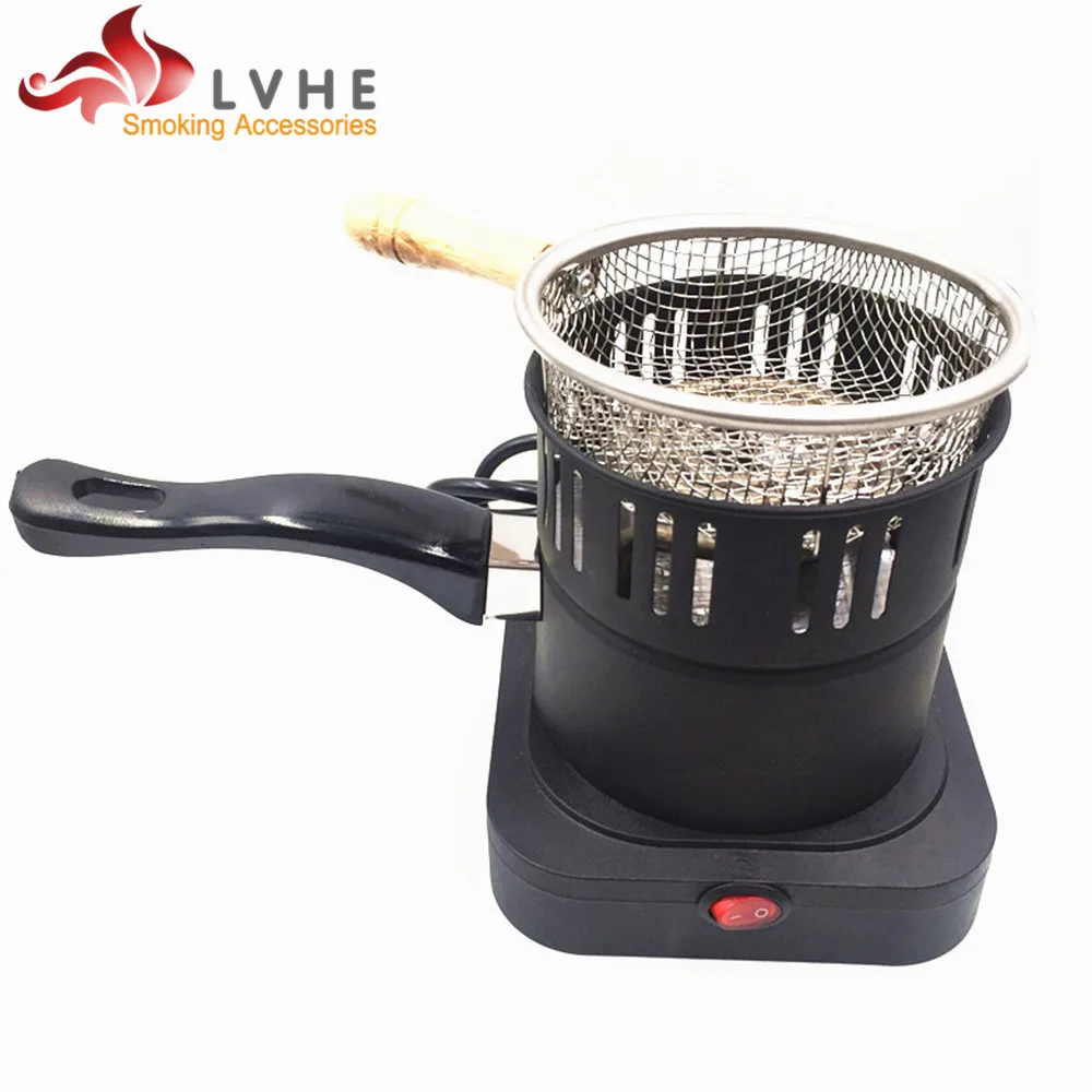 T008CB LVHE New Arrival Design Charcoal Stove Black Shisha Charcoal Heater
