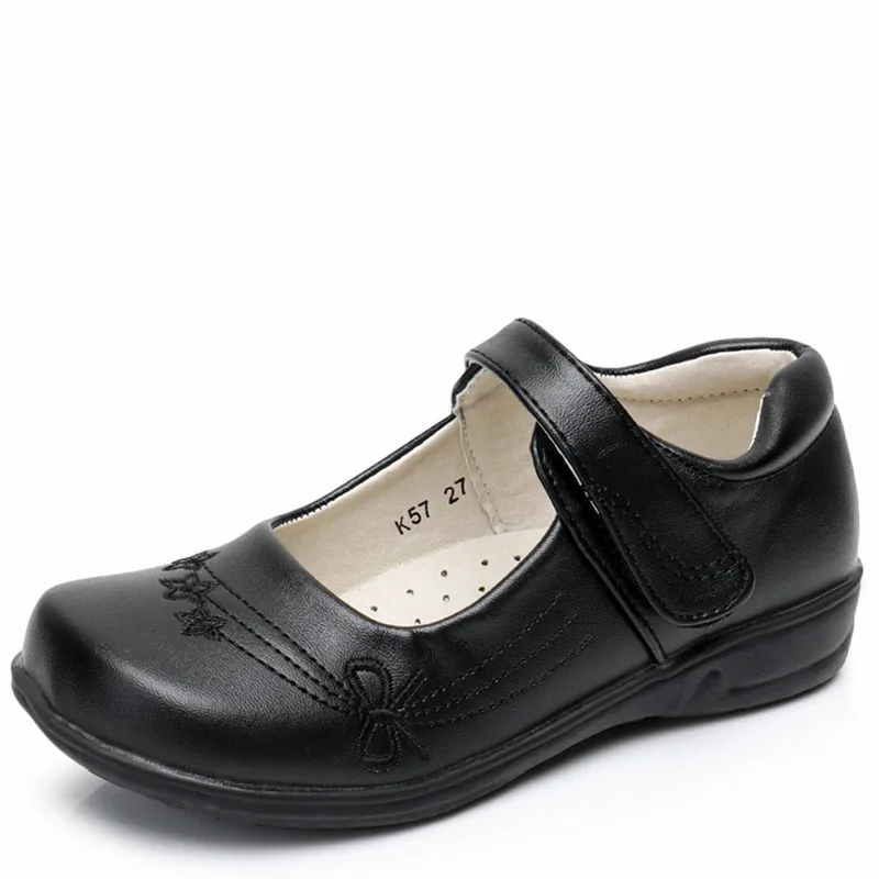 top selling high quality fashion funky dress girls school shoes  black girls