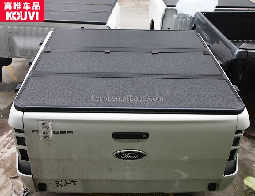 
kv8802 hard tri fold truck bed cover capota de picape 2012-2016 ranger xlt 
